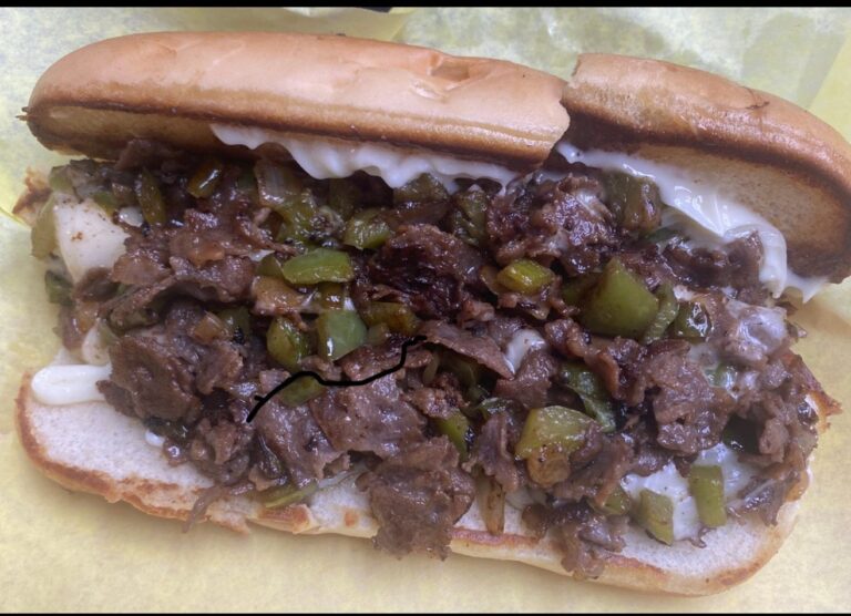 Beef Philly cheesesteak