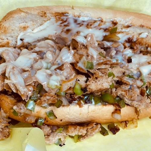Chicken Philly cheesesteak